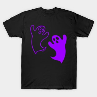 Ghostly Contrast (Purple Version) T-Shirt